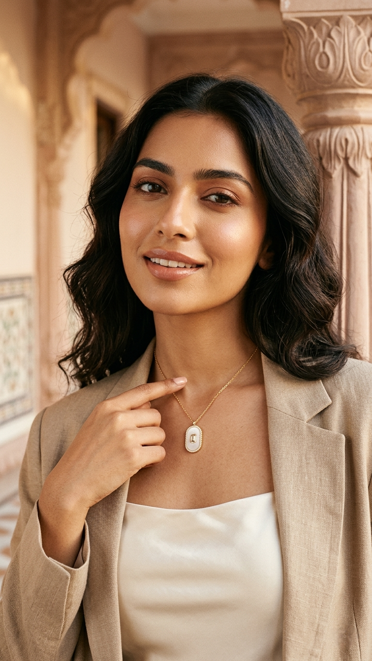 Orna Snowdrop Pendant Necklace