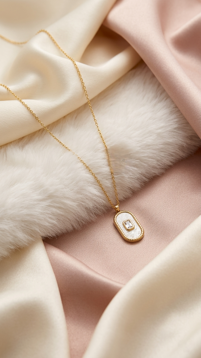 Orna Snowdrop Pendant Necklace